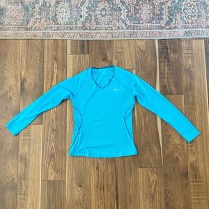 ASICS Women's Vibrant Blue Long Sleeve Tee